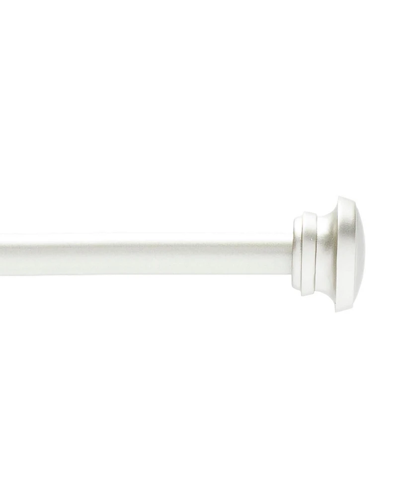 Kenney Fast Fit Easy Install Kamara 5/8" Decorative Window Curtain Rod