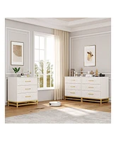 gaomon 3 Drawer Dresser, Wood Chest Drawers With Storage For Closet, Bedroom