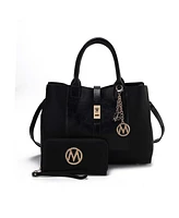 Mkf Collection Yola Satchel Handbag with Wristlet Wallet by Mia K.