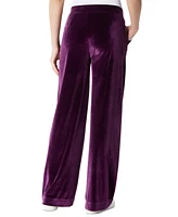 Gloria Vanderbilt Women's High-Rise Wide-Leg Velvet Pants