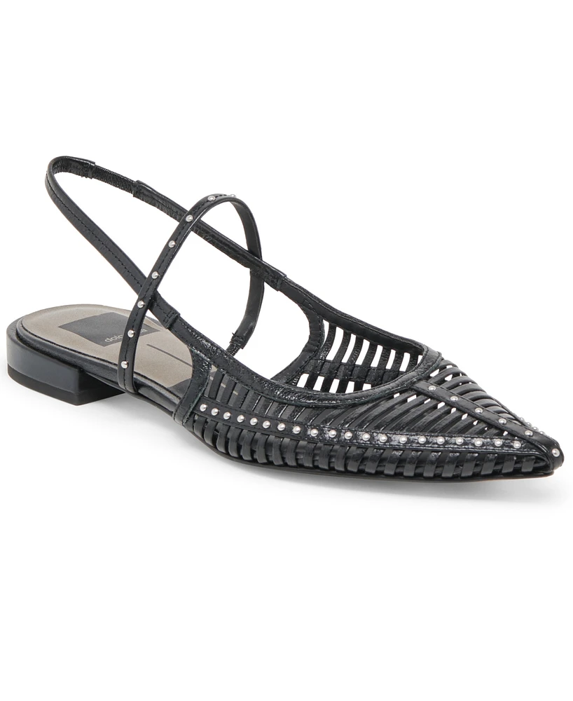 Dolce Vita Women's Phinly Woven Slingback Mary Jane Flats