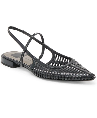 Dolce Vita Women's Phinly Woven Slingback Mary Jane Flats