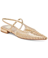 Dolce Vita Women's Phinly Woven Slingback Mary Jane Flats