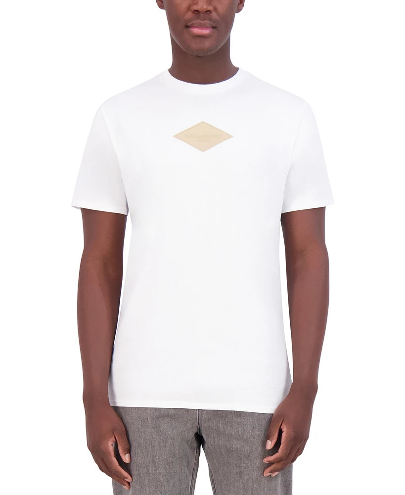 Karl Lagerfeld Paris Men's Logo Embroidered T-Shirt