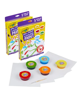 Crayola Spill-Proof Washable Paint Kits, Pack of 2