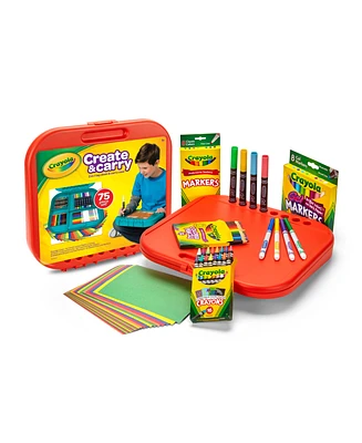 Crayola Create N Carry Case, 75 Pieces