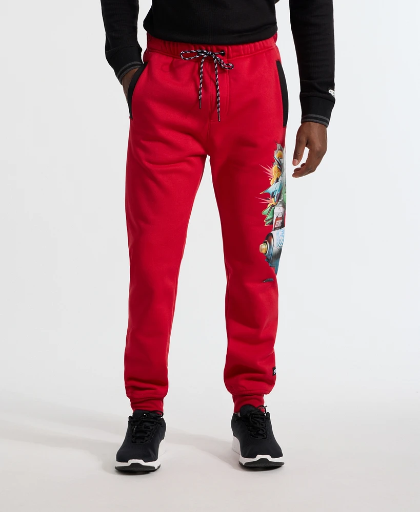 Ecko Unltd Men's Spray Town Down Jogger