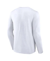 Fanatics Men's White Charlotte Fc Long Sleeve T-Shirt