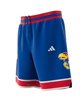 Adidas Men's Royal Kansas Jayhawks Swingman Replica Basketball Shorts