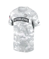 Nike Men's Arctic Camo Pittsburgh Steelers 2024 Salute to Service Performance T-Shirt