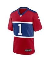 Nike Men's Malik Nabers Century Red New York Giants Alternate Player Game Jersey