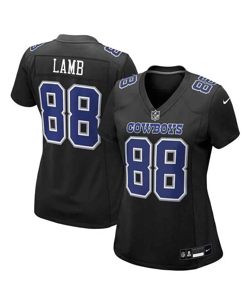 Nike Women's CeeDee Lamb Carbon Black Dallas Cowboys Fashion Game Jersey