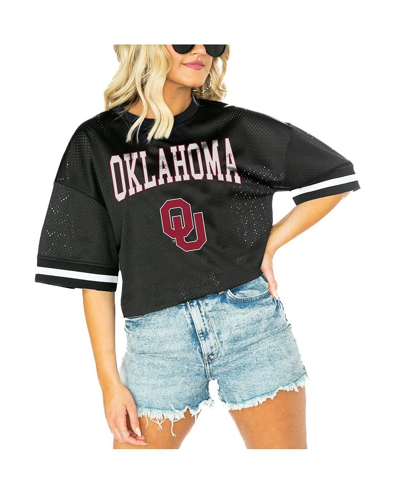 Gameday Couture Women's Black Oklahoma Sooners Game Face Fashion Jersey