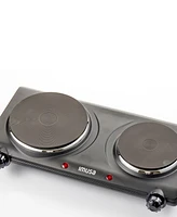 Imusa 1500 Watts Electric Double Hot Plate Burner