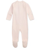 Polo Ralph Lauren Baby Cotton Embroidered Pony Coverall