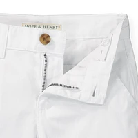 Hope & Henry Big Boys Organic Cotton Stretch Chino Short
