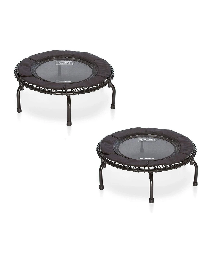 JumpSport 250 Fitness Rebounder Mini Trampoline In Home Cardio Fitness (2 Pack