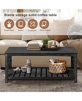 Slickblue Handcrafted Coffee Table Front Of The Sofa Or Loveseat For Living Room