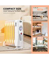 Sugift 700 W Portable Mini Electric Oil-Filled Radiator Heater