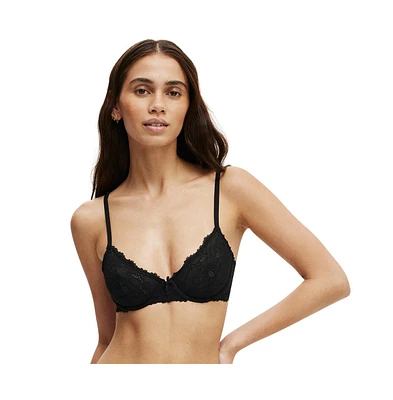 Cotton On Women's Everyday Lace Underwire Bra