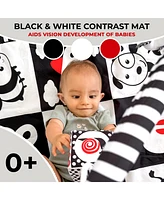 Quokka Super Soft Black&White Floor Round Playmat for Babies