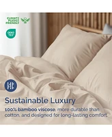 4 Piece Deep Pocket Rayon From Bamboo Cooling Sheet Set