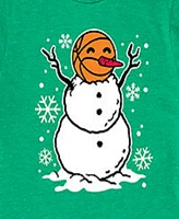 Hybrid Big Boys Santa Basketball Graphic Tee