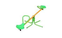 Slickblue 360 Degree Rotation Outdoor Kids Spinning Seesaw Sit and Spin Teeter Totter Outdoor Playground Equipment Swivel Teeter Totter for Backyard