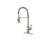 Casainc Single-Handle Spring Pull-Down Kitchen Faucet Single Hole 1.8 Gpm
