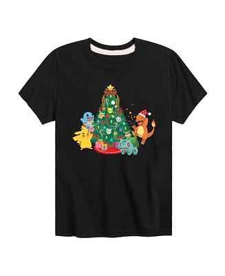 Hybrid Big Boys Pokemon Group Tree Graphic Tee