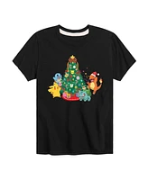 Hybrid Big Boys Pokemon Group Tree Graphic Tee