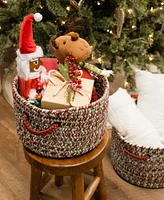 Colonial Mills Holiday Tweed Braided Basket