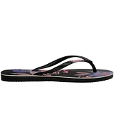 Havaianas Women's Slim Floral Colors Slip On Sandals