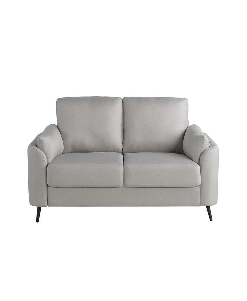 Studio Living 55.5"W Polyester Berlin Loveseat