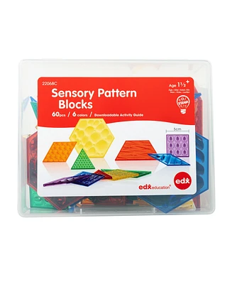 edxeducation Translucent Sensory Pattern Blocks