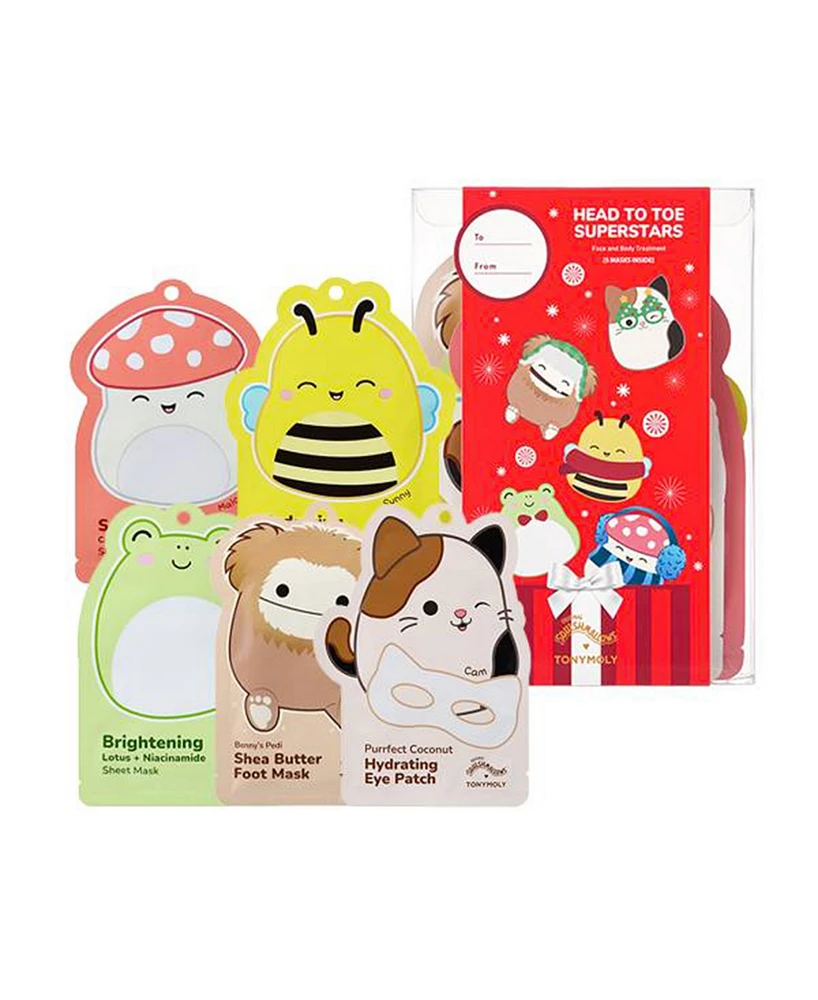 Tonymoly 5-Pc. Head To Toe Superstars Mask Set