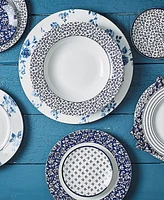 Closeout! Laura Ashley Blueprint Collectables Floris Plates in Gift Box, Set of 4