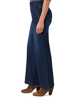 Democracy Petite Ab Solution High-Rise Wide-Leg Jeans