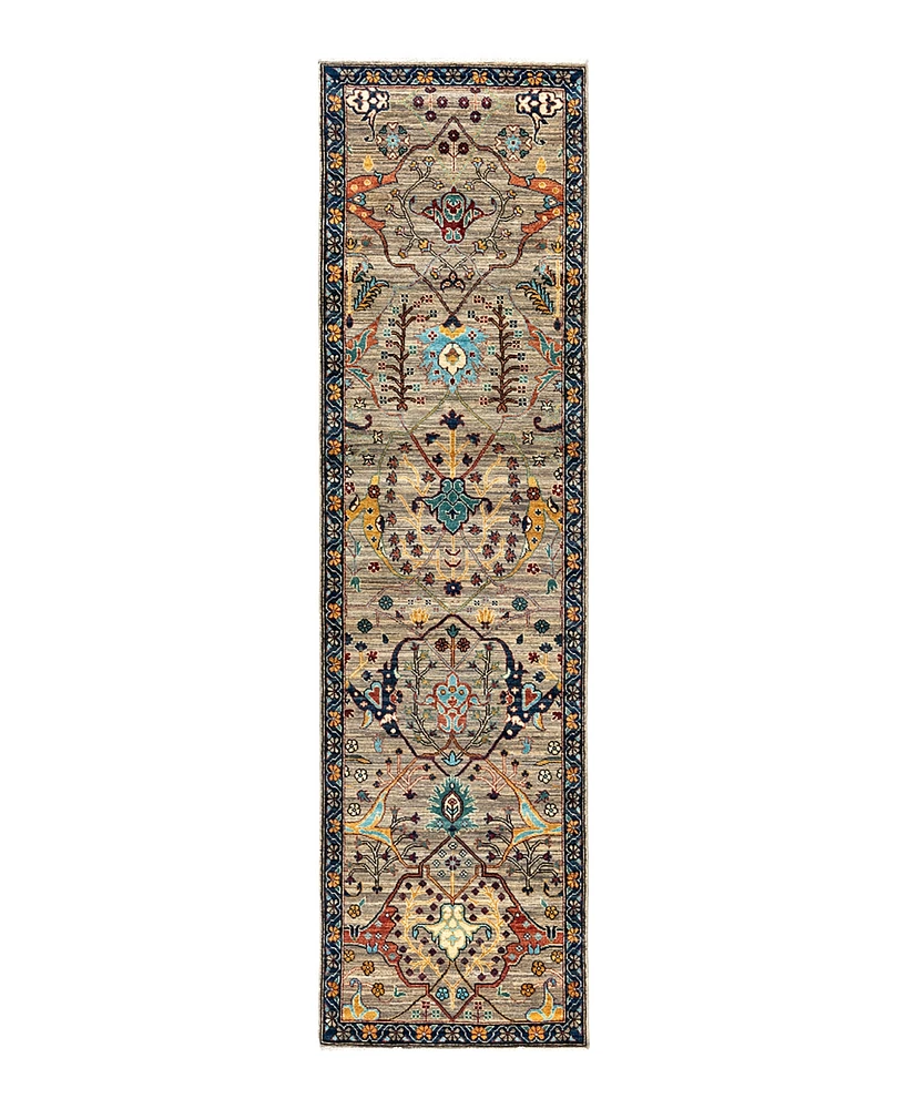 Adorn Hand Woven Rugs Serapi M1999 2'7"x9'8" Runner Area Rug