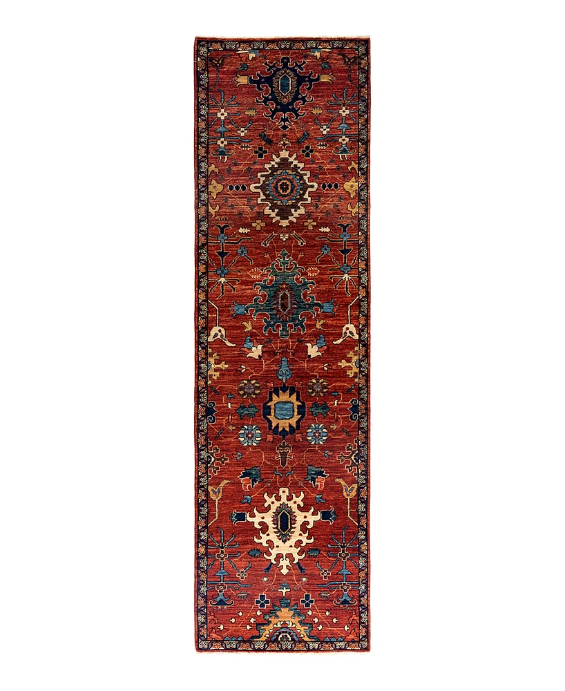 Adorn Hand Woven Rugs Serapi M1999 2'9"x9'11" Runner Area Rug