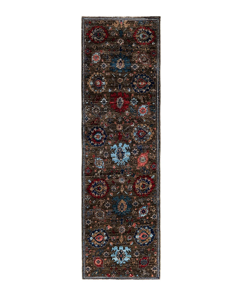 Adorn Hand Woven Rugs Serapi M1999 2'9"x9'5" Runner Area Rug