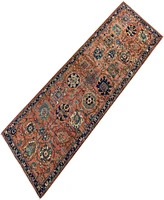 Adorn Hand Woven Rugs Serapi M1999 2'7"x8' Runner Area Rug