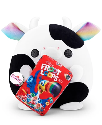 Snackles Zuru Cow and Froot Loops Plush Toy