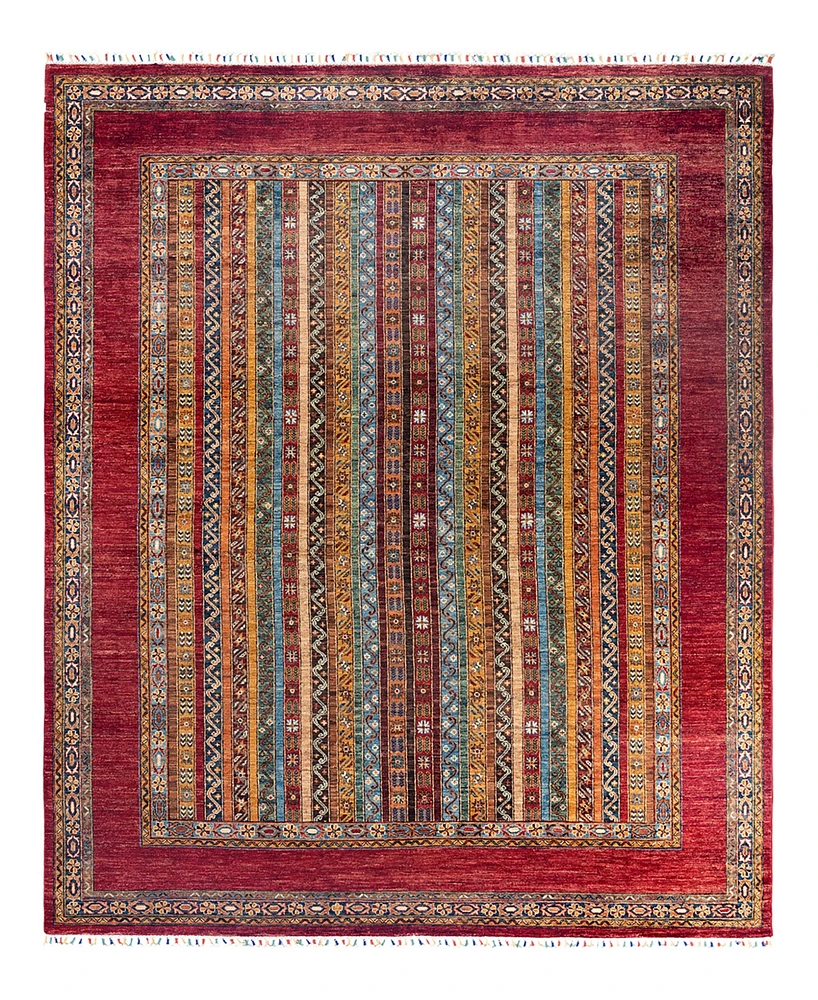 Adorn Hand Woven Rugs Tribal M1999 8'2"x9'10" Area Rug