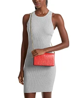 Michael Kors Jet Set Small Leather Flap Chain Crossbody