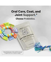 Dna Pet Goat Milk Chew Sticks for Dogs Supplement - High Protein, Beef Collagen, Cheese & Probiotics