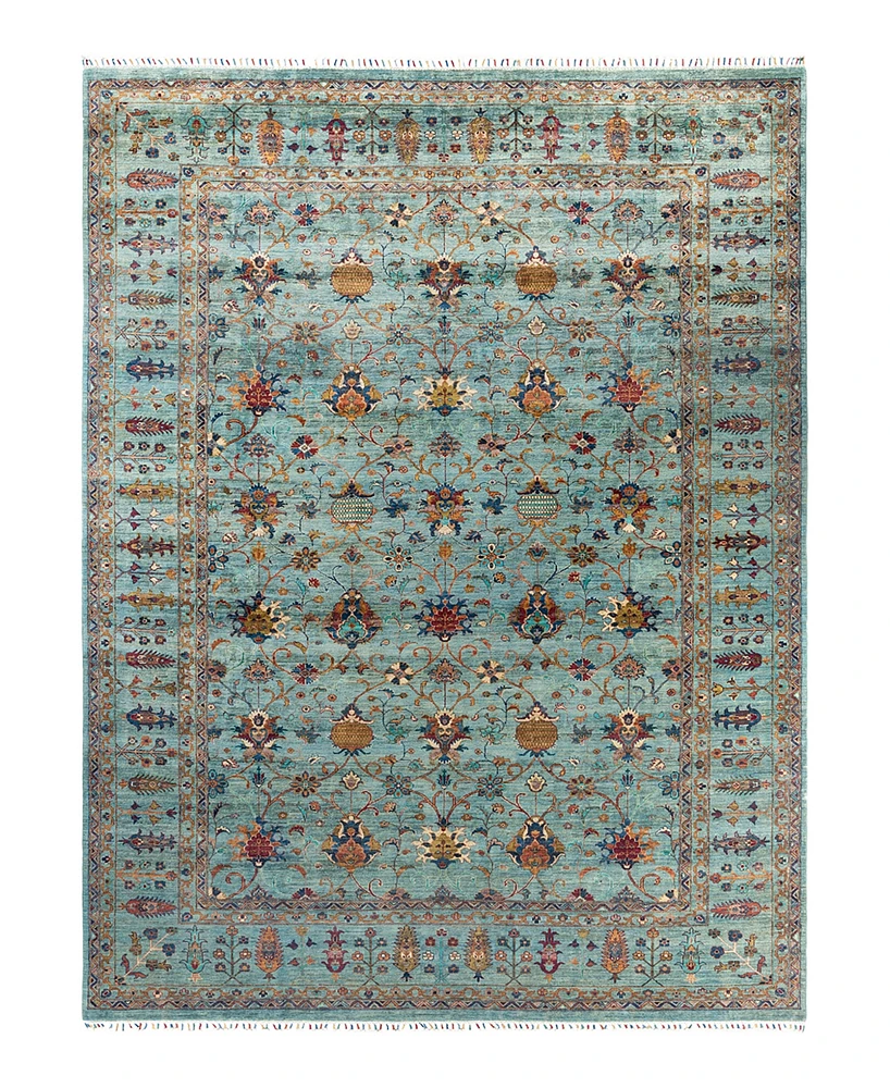 Adorn Hand Woven Rugs Tribal M1999 8'11"x12' Area Rug