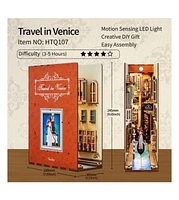 Flash Popup Diy 3D Book Nook Kit Travel in Venice 127pcs