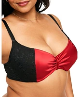 Adore Me Plus Eira Push Up Demi Bra