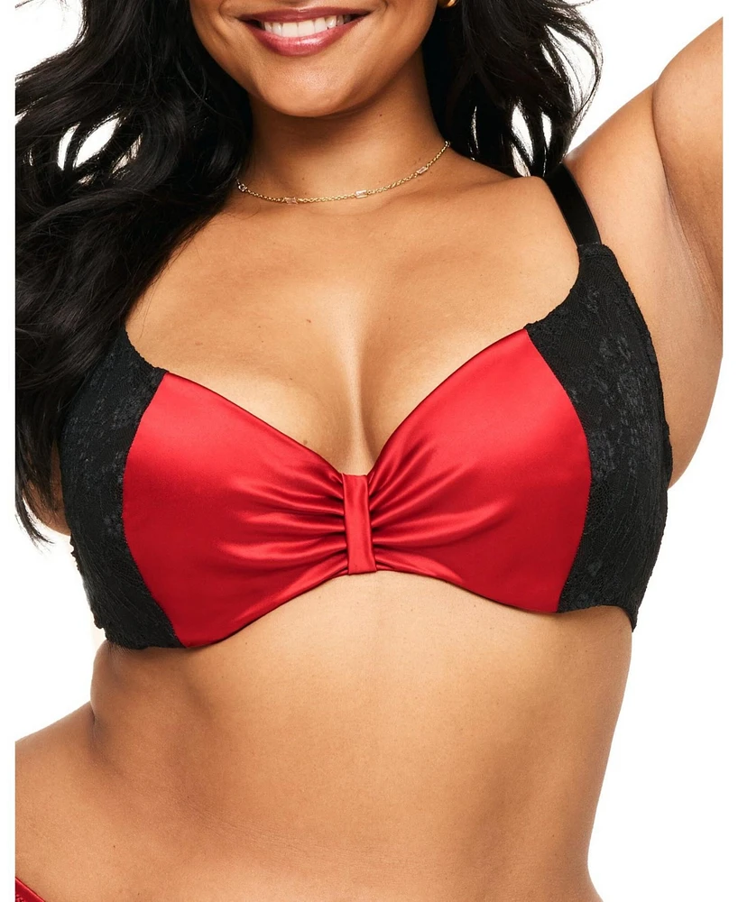 Adore Me Plus Eira Push Up Demi Bra